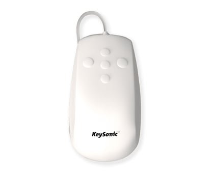 Myszka przewodowa KEYSONIC KSM-3020M-W wodoszczelna IP68 biała